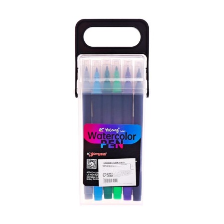 Set of markers 18 colors, bilateral, black case in a plastic penalty-7