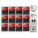 A set of subject notebooks of 48 sheets "coat of arms", 12 items, with reference material, covered cardboard, UV-lak (full), offset unit