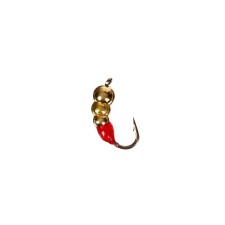 Mormyshka Wolfram Marlin’s Murash No. 3, 4 mm, 1 g, color gold, 10 pcs.