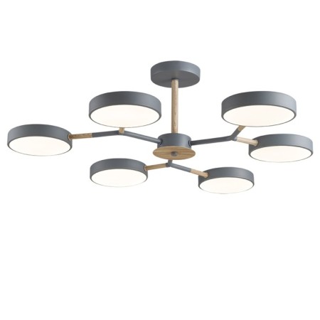 Cell chandelier Lumion. Brad, 108W, LED, 180x255x220 mm, gray color, tree-1