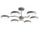Cell chandelier Lumion. Brad, 108W, LED, 180x255x220 mm, gray color, tree