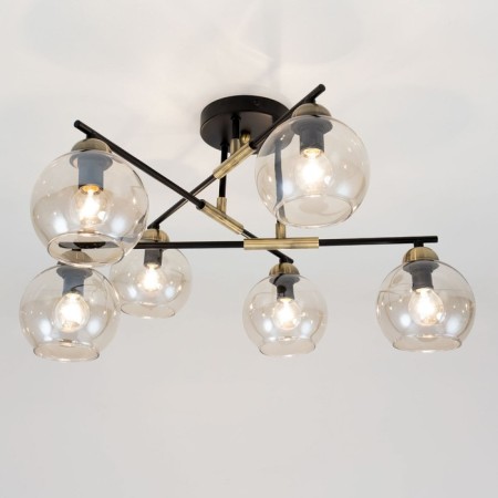 Ceiling chandelier "Henri" E14 6x60 watts-10