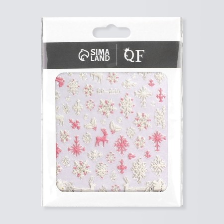Nail stickers 9.5*6.5cm New Year CO-036 BEL/Rose volume Subway QF-5