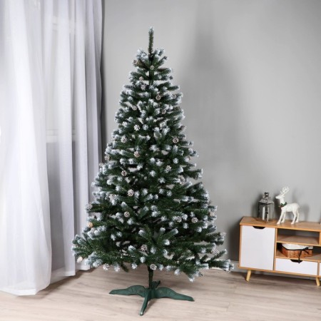 Artificial Christmas tree "Taiga elite snow -white" (with cones) 250cm