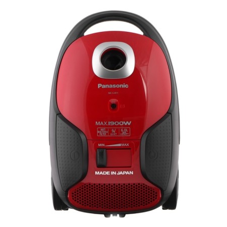 Vacuum cleaner Panasonic MC-CJ911R, bag, 1900 watts, 6 l, red-1