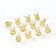 A gift set of glasses-frauds for 12 people, with a decanter 400 ml, glass 30 ml, gold