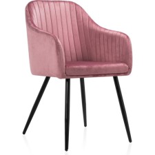 SLAM SLAM Metal/velor, black/pink 53x60x82 cm