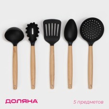 A set of kitchen utensils of the Brownie Dolyan, 5 objects, nylon
