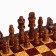 Wooden chess "Dark red classic", 30 x 30 cm, board game, King H-8 cm