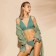Separate female swimsuit, jade color, rn 46 (m)