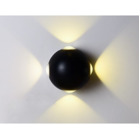 LED LED wall -mounted Ambrella Light, Wall, FW135, LED, 12 W, 840LUM, 4200K, black color, sand-3
