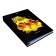 Tetred on 4 rings A5, 120 sheets of the cell "Orange gang", solid cover, glossy lamination, block 60g/m2