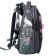 School backpack 38 x 30 x 16 cm, ergonomic back, stavia "stars", gray