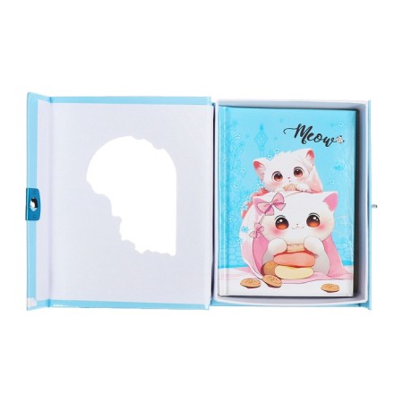 Gift notebook, 45 sheets, line, on the castle of the cats (16.3x12.7cm)-8