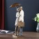 Souvenir Polystone Romance "Autumn Walk under the Umbrella" 41x11x15.5 cm
