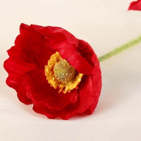 Artificial flowers "Field poppies" 5x58 cm, red-1