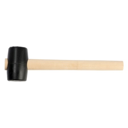 Kiyanka scrap, wooden handle, black rubber, 45 mm, 200 g-1