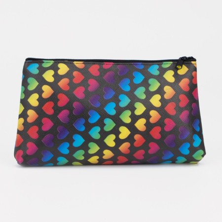 Cosmetic bag with lightning, black/multi -colored color-1
