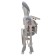 Sweet Baby Royal Classic Gray stool for feeding, gray color