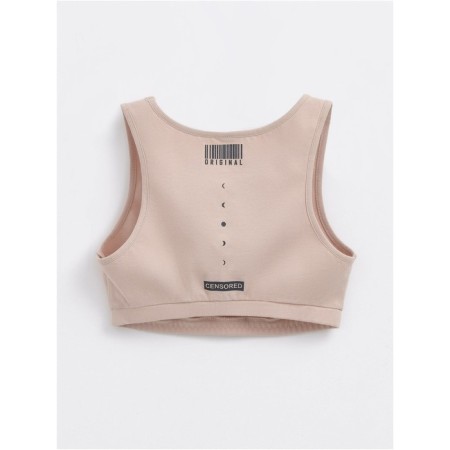 Bustier Female Contete Elegant Tattoo Style, XS size, Natural color-1
