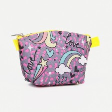 Lightning cosmetic bag, pink color