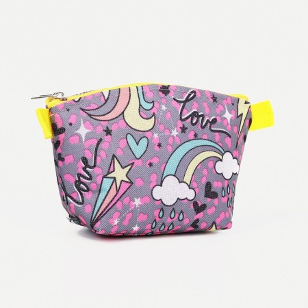 Lightning cosmetic bag, pink color