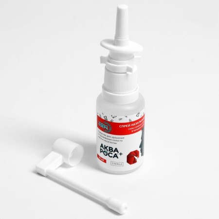 Aquaros + set, nasal spray 30 ml + Mineral Mineral rinse 300 ml, additional nozzle-14