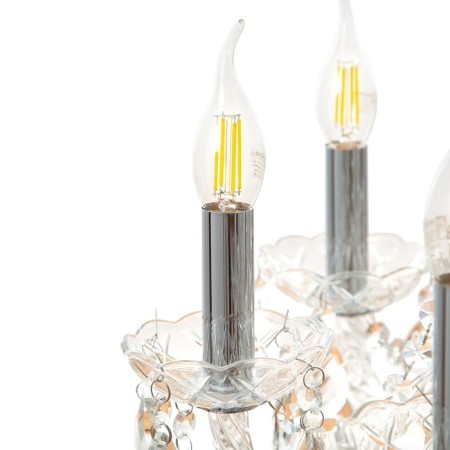 Люстра "Эвелина" 6хЕ14 40Вт хром 60х60х40-100см BayerLux-5