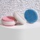 Pumza for a pedicure, with a rubber insert, 8 × 8 cm, in a box, color mix