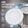 LED lamp built-in round "photon" Cli- 6w4200k-R
