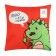 Pillowcase decorative Ethel "Where are the gifts?" 40x40 cm, 100 polyester, velor