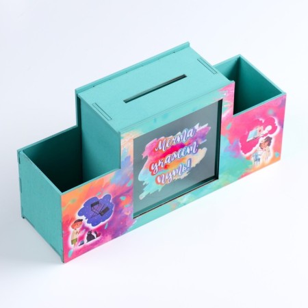 The organizer for the office with the piggy bank "Dream will indicate the path!" 28x8.5x14 cm-2