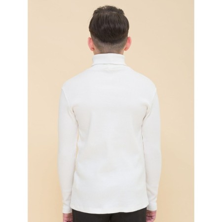 Turtleneck for a boy Pelican, height 116 cm, milk color-3