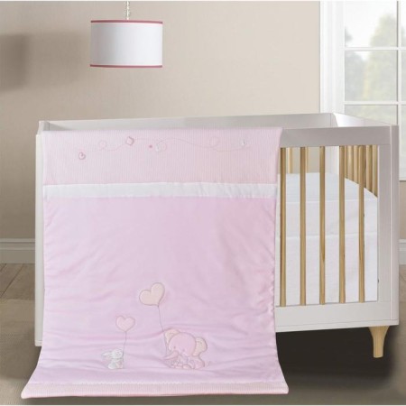 Blanket "Elephant", size 90x120 cm, pink color-2