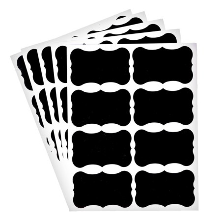 The stickers are waterproof, a set of sheets is 5 pcs., Cretaceous marker, size 1 stickers - 88 × 55 mm-4