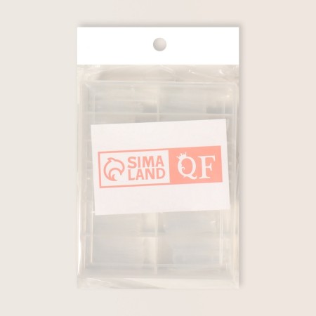 Upper forms for building, set of 120 pcs, ballerina form, transparent-6