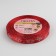 Satin tape "Snowflakes", 10 mm, 23 ± 1 m, red color No. 26