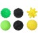 A set of developing tactile balls according to the methodology of Glenna Doman, with a squeak, 6 pcs, crumb I