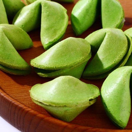 Cookies with a green prediction, 30 pcs-2