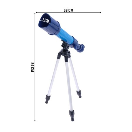 Astronomical telescope "Cosmos" with an adjustable tripod and focus, mix-1