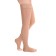 Stockings compression ID-310 LUMMA IDEALISTA, size XL (V), Grade 2, Long, Caramel color, open toe