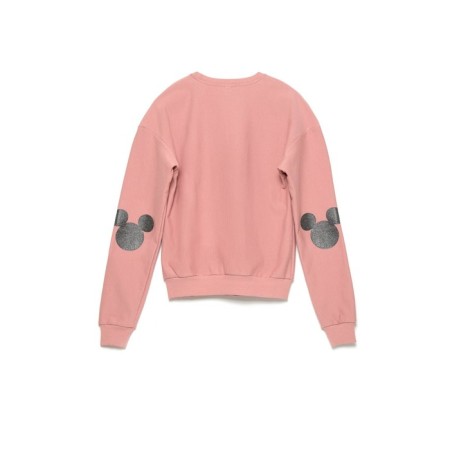 Female sweatshirt CONTE ELEGANT, XXS size, Dusty Rose-Black color-3