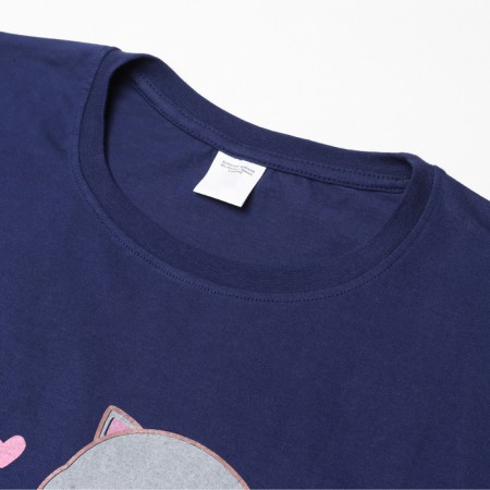 Home female "kittens" (T -shirt/pants), blue/beige color, size 46-5