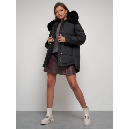Winter jacket, size 44, black color-17