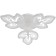 Chandelier 1093/3wt LED 72W 3000-6000k Dimmer white 50x50 cm Bayerlux