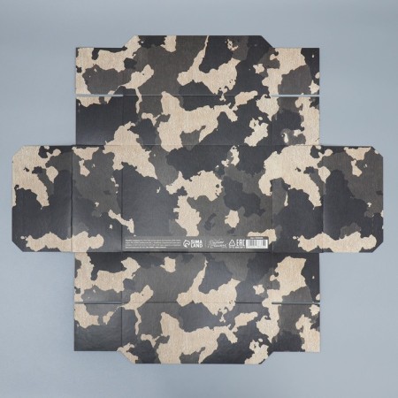 Gift folding box, packaging, “khaki”, 21 x 15 x 7 cm-5