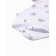 Body baby with short sleeve "Dream", Milk/Blue color, Height 80