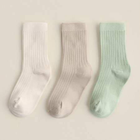 Nosk children's SL Home 3 pairs, rr 14-16, milk/olive