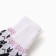 Women's socks "cat", lilac color, rr 25-27