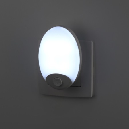 Non-light nightlight NN-623-SW-W into a socket with a switch, white color-1